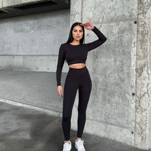 Uzun Kollu Siyah Crop