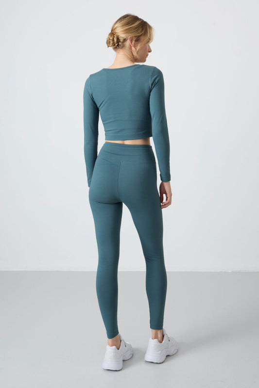 Frop Orman Yeşili Tayt takım