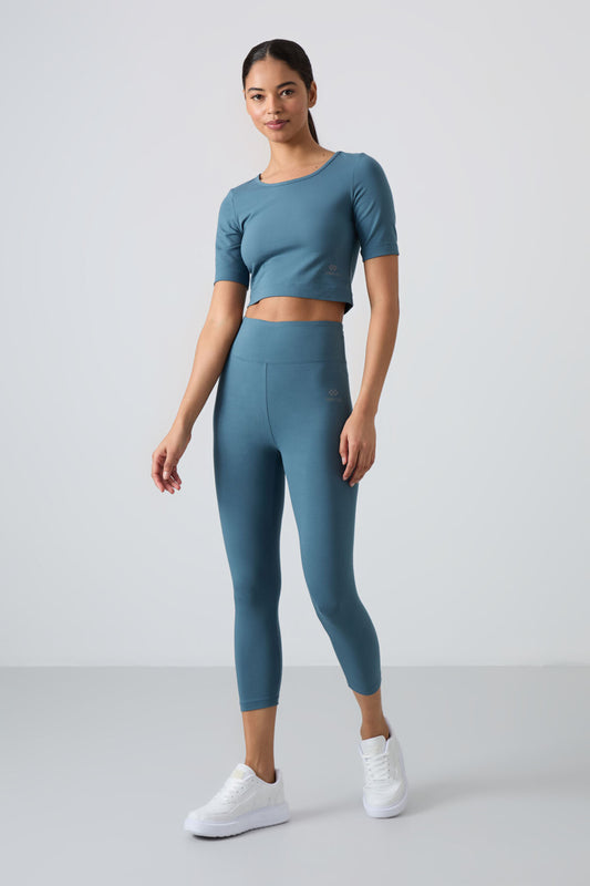 Ossy Orman Yeşili Tayt takım