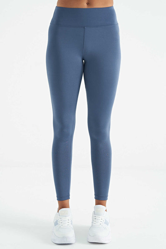 Slim Fit Kadın Tayt Petrol