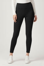 Kadın Kadife Siyah Tayt