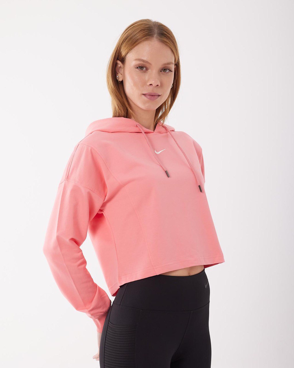 Kapüşonlu Crop Sweatshirt