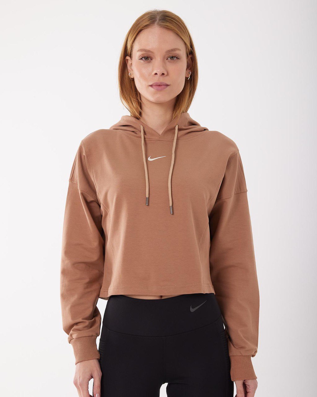 Kapüşonlu Crop Sweatshirt