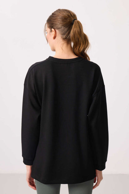Coll Siyah Sweatshirt